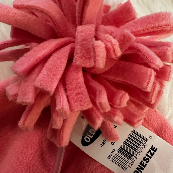 NWT Kids Pink Hat with PomPom by Old Navy - Picture 2 of 6